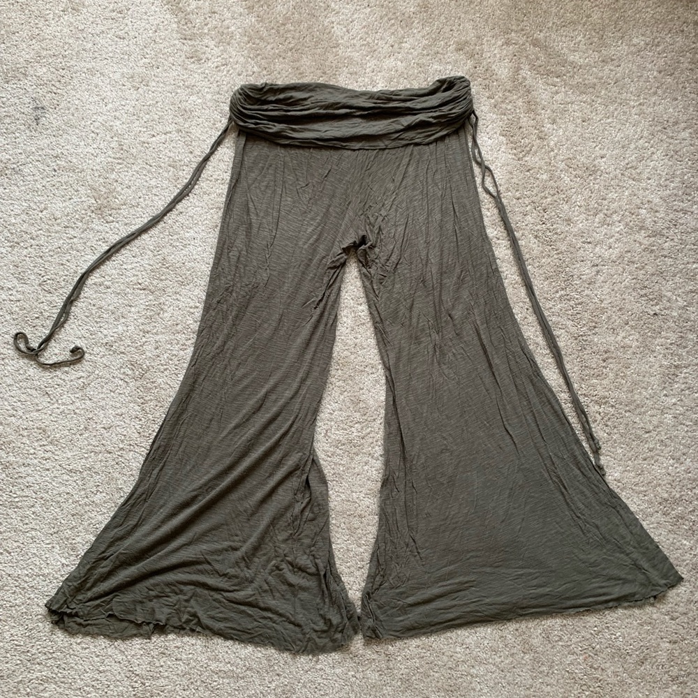 Free People cropped flared lounge pants